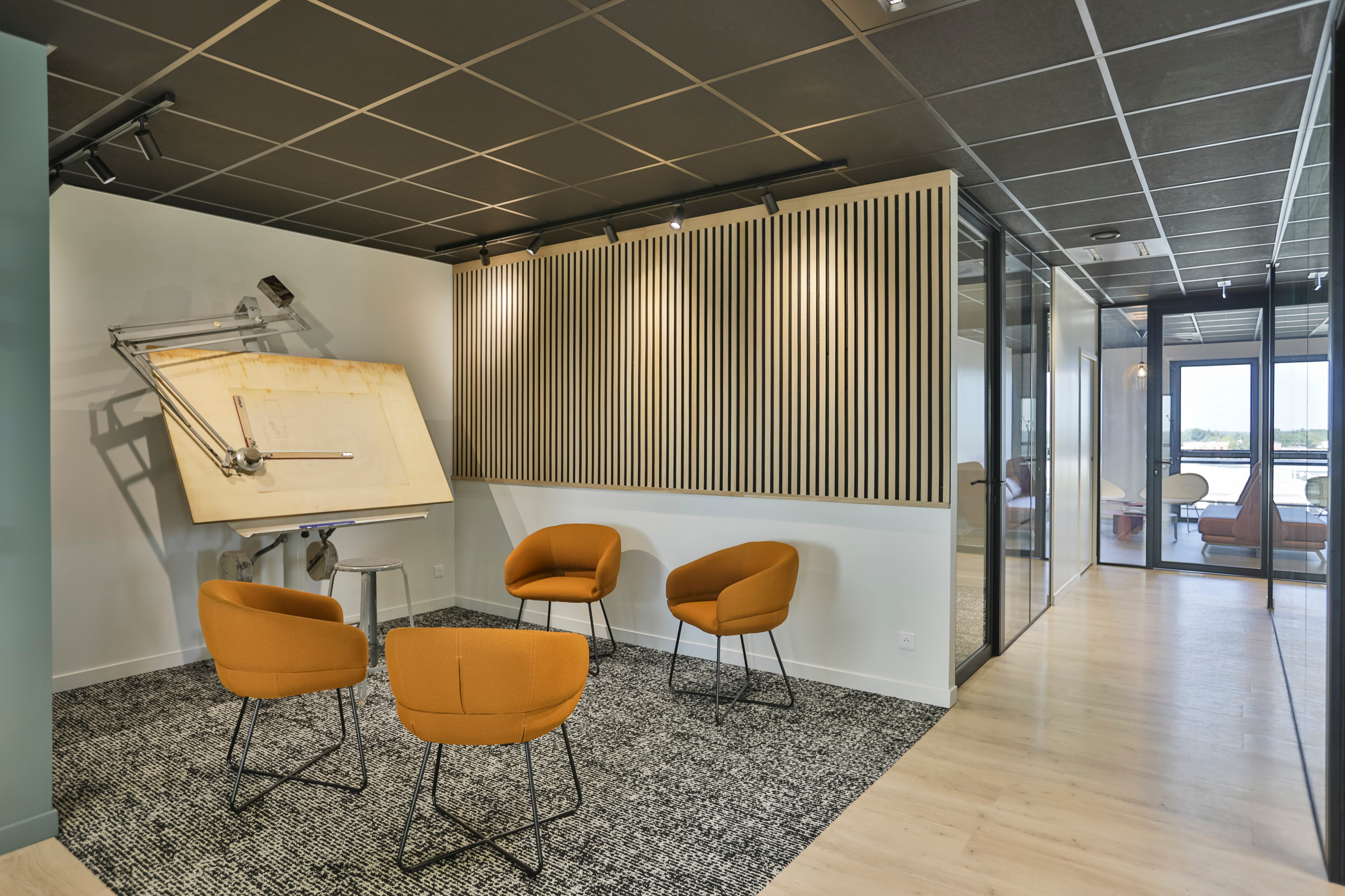 Aménagement d'un Plateau de bureau